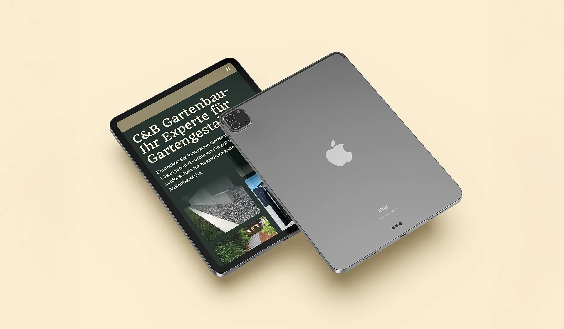 C&B Gartenbau – Projekt-Header Webdesign